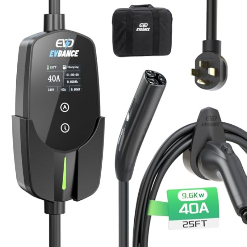 Ev Charger Wallbox - EVDANCE 휴대용 테슬라 EV 충전기 40A