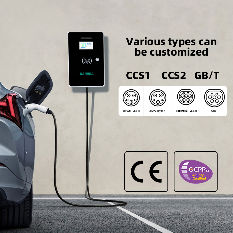7kW AC 전기차 충전기, OCPP1.6J 인증, 벽 - Ev Charger Wallbox 리뷰 및 가격