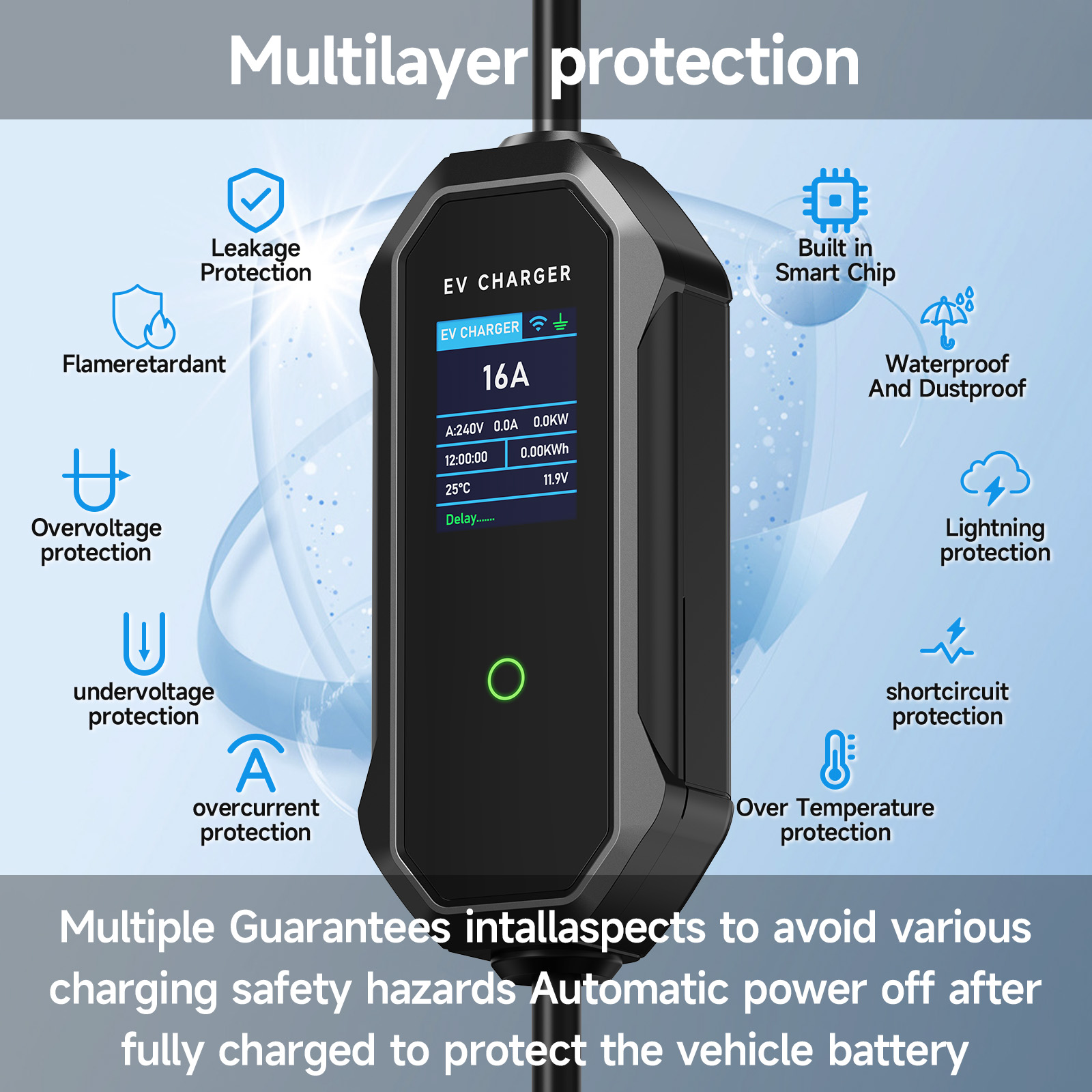 AFYEEV Type2 휴대용 EV 충전기 11KW 1 - Ev Charger Wallbox 리뷰 및 가격