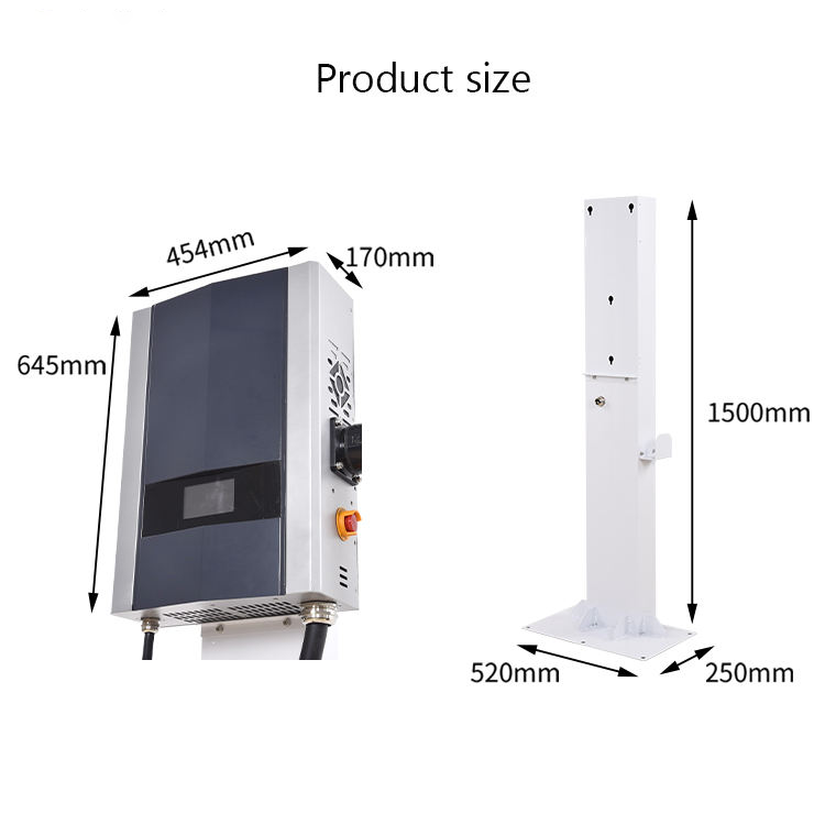새로운 3상 64A 40KW 스마트 DC CCS EV  - Ev Charger Wallbox 리뷰 및 가격