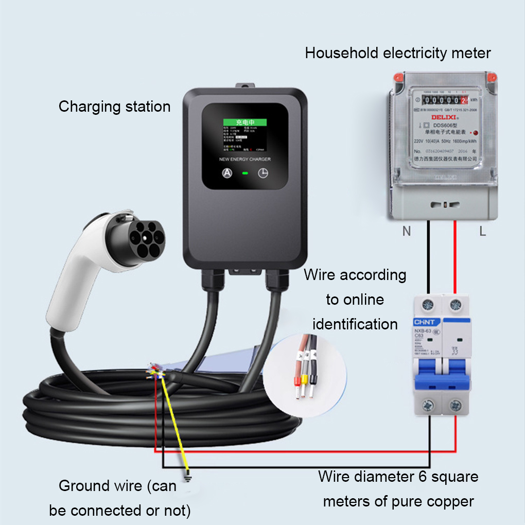 EV 충전기, 1 상 전기 자동차 충전기, EV 월박스 - Ev Charger Wallbox 리뷰 및 가격
