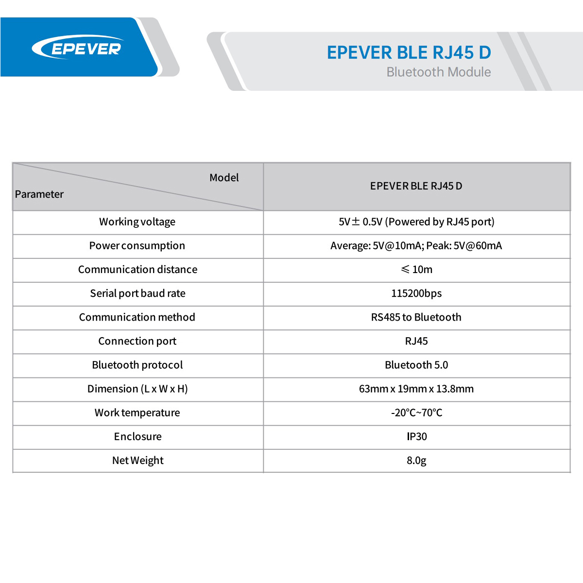 EPEVER 블루투스 어댑터 BLE는 EPEVER MP - Pwm Charge Controller 리뷰 및 가격