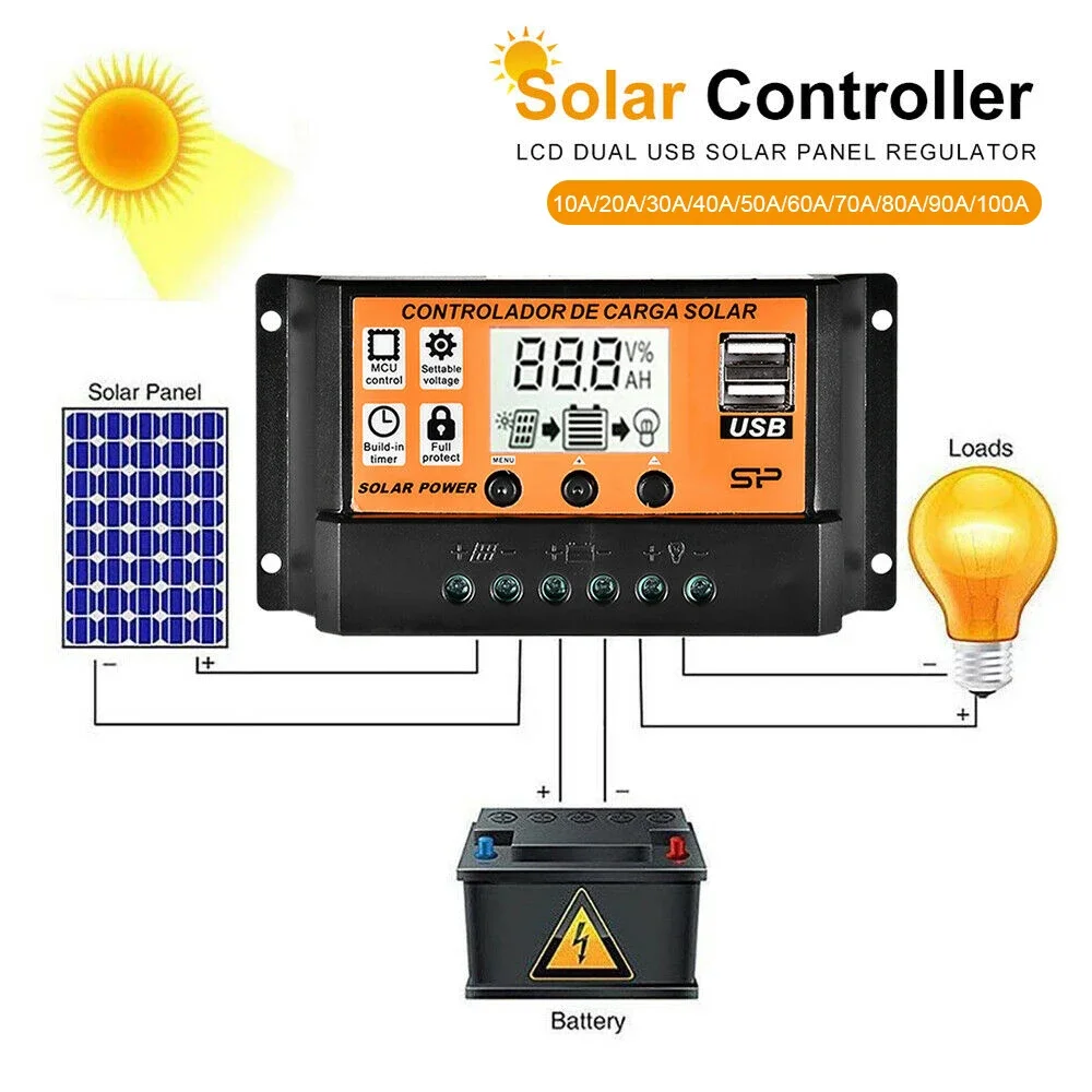 PWM 태양광 충전 컨트롤러 30A 50A 100A L - Pwm Charge Controller 리뷰 및 가격