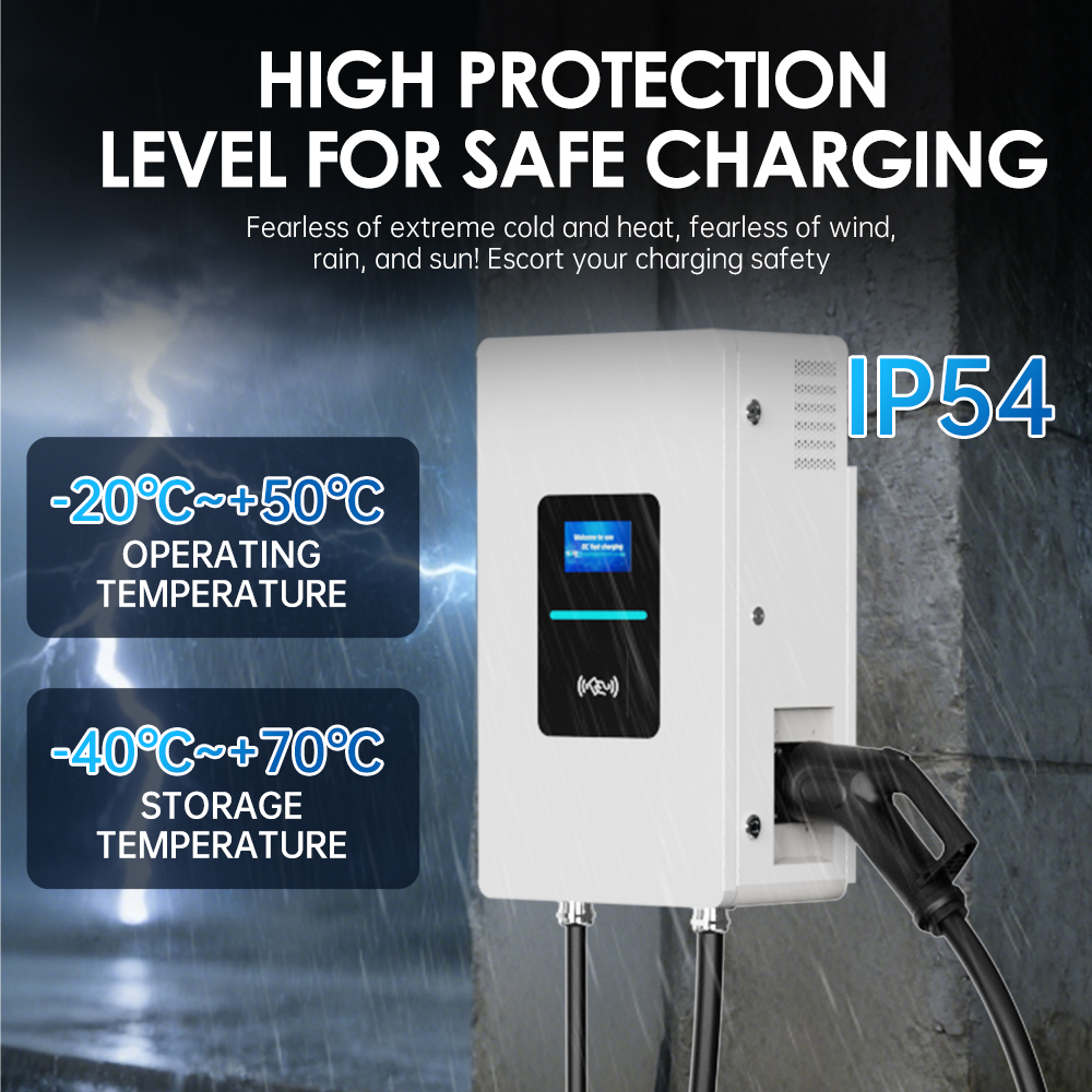 RSCHG 20kw CCS1 IP54 DC 전기차 급속 - Ev Charger Wallbox 리뷰 및 가격